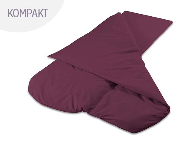 Duvalay luxus Schlafsack Kompakt